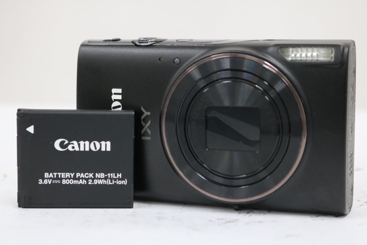 キャノン Canon IXY 650 12x ブラック バッテリー付き コンパクトデジタルカメラ 1