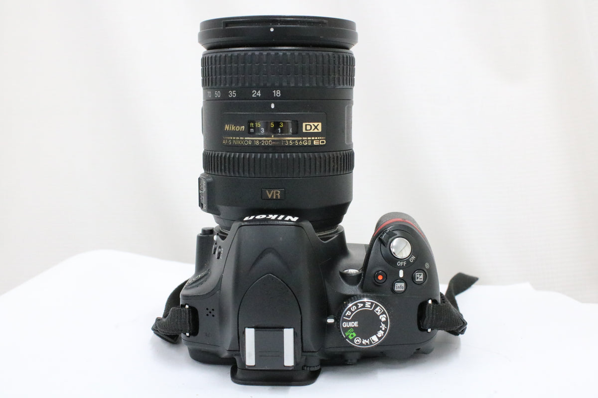 【シャッター2793回】ニコン Nikon D3200 DX AF-S NIKKOR 18-200mm F3.5-5.6 G II ED デジタル一眼 6