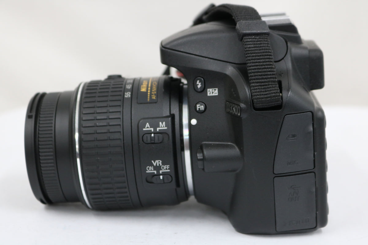 【シャッター117回】ニコン Nikon D3300 AF-S DX NIKKOR 18-55mm 55-200mm デジタル一眼 3