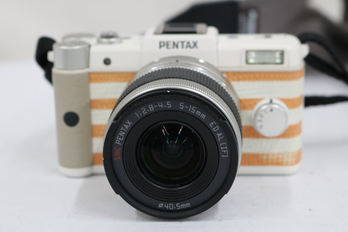 【シャッター910回】ペンタックス Pentax Q オレンジ 5-15mm F2.8-4.5 ミラーレス一眼 2