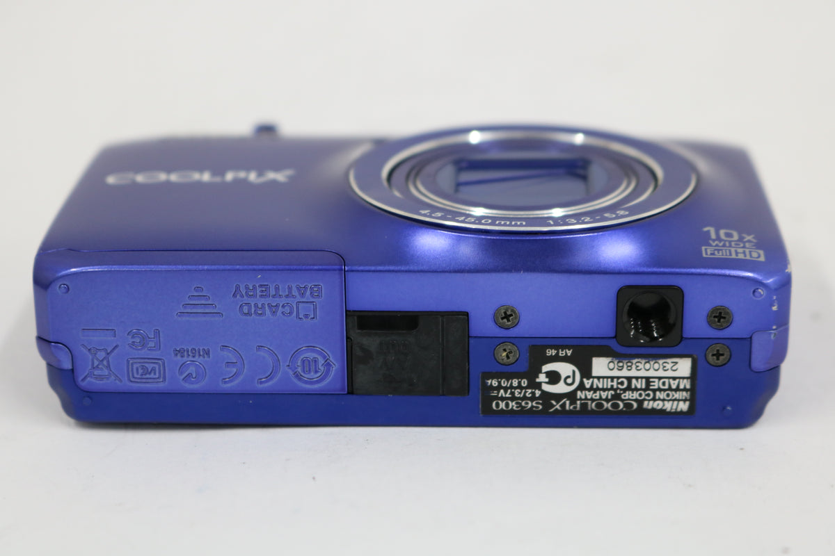 【元箱付き】ニコン Nikon COOLPIX S6300 ブルー 10x コンパクトデジタルカメラ 7