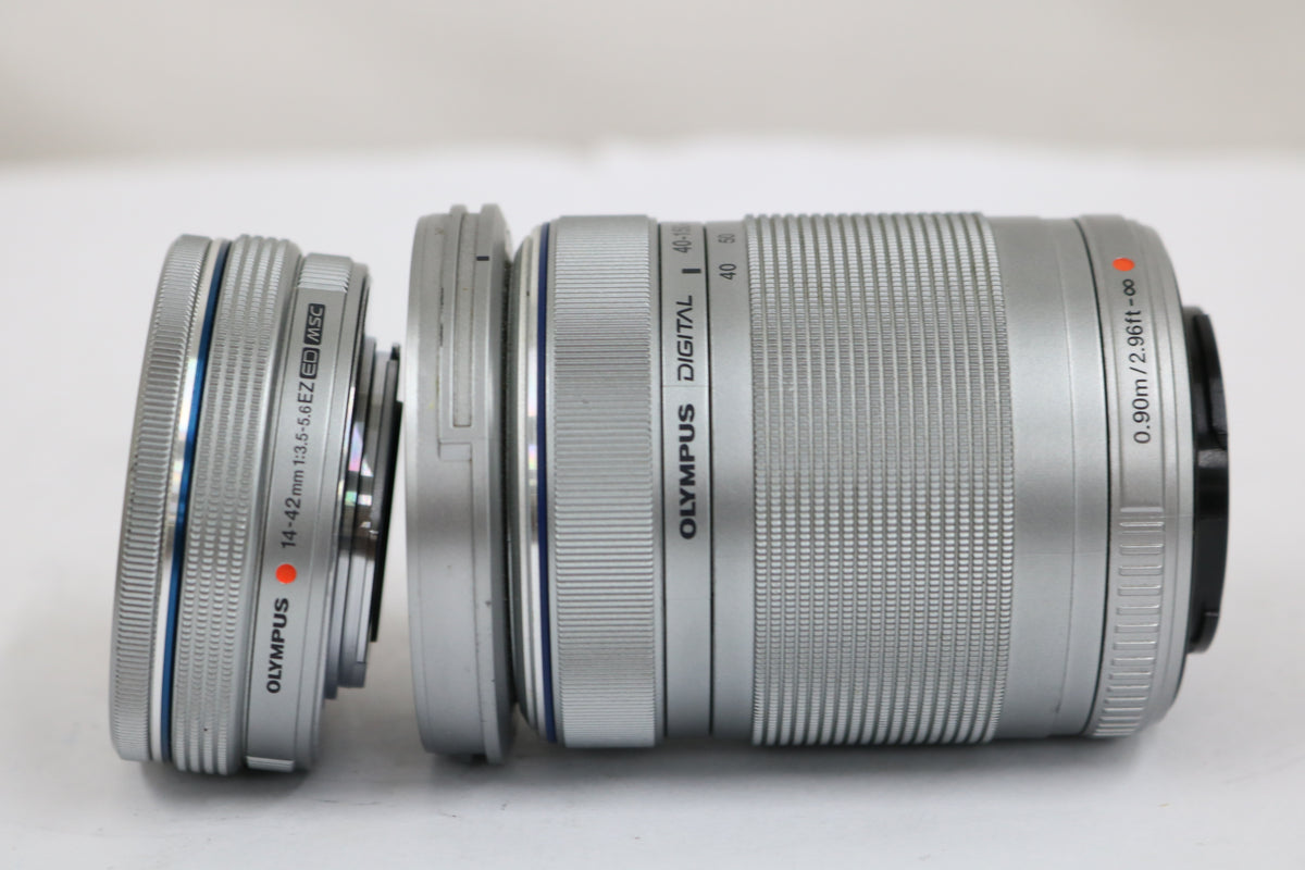 【2点まとめ】オリンパス Olympus M.ZUIKO DIGITAL 14-42mm 40-150mm レンズ 6