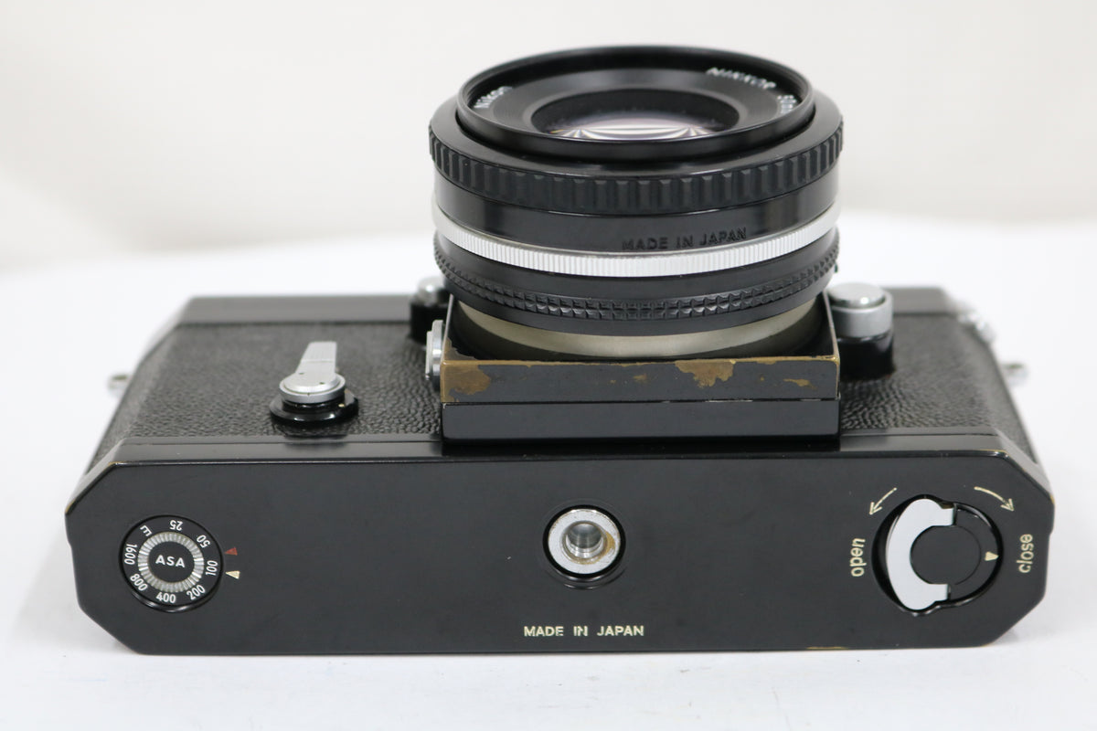 ニコン Nikon F アイレベル ブラック + 50mm F1.8 パンケーキ 7