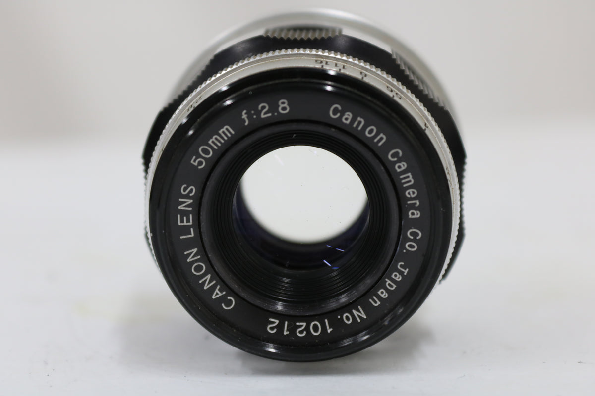 キャノン Canon Lens 50mm F2.8 ゼブラ レンズ 2