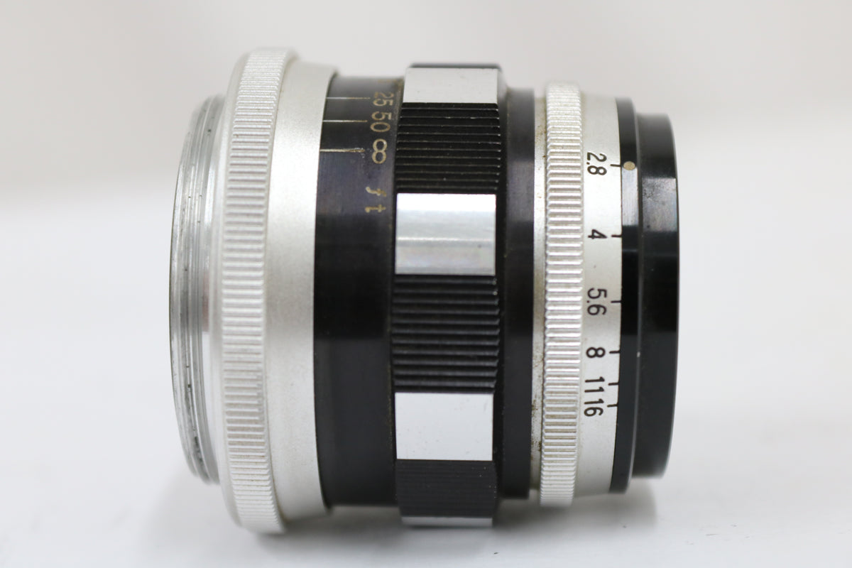 キャノン Canon Lens 50mm F2.8 ゼブラ レンズ 5
