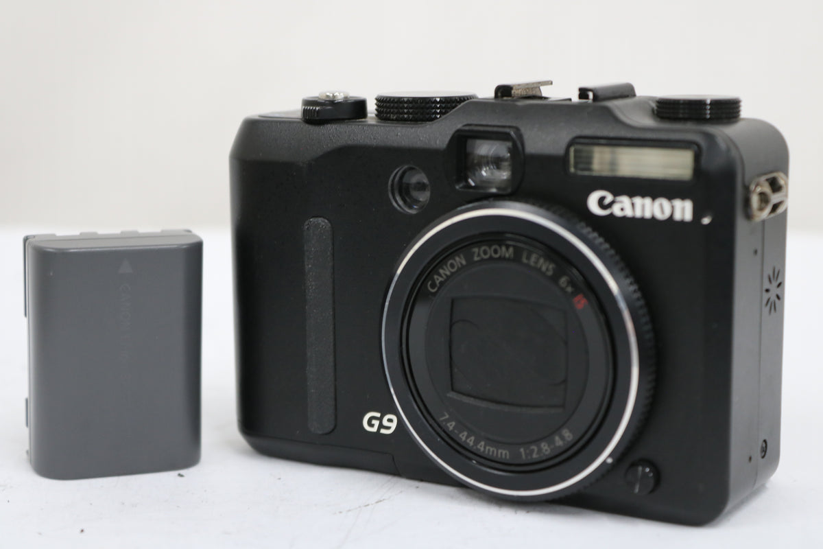 キャノン Canon G9 6x ブラック バッテリー付き コンパクトデジタルカメラ 1