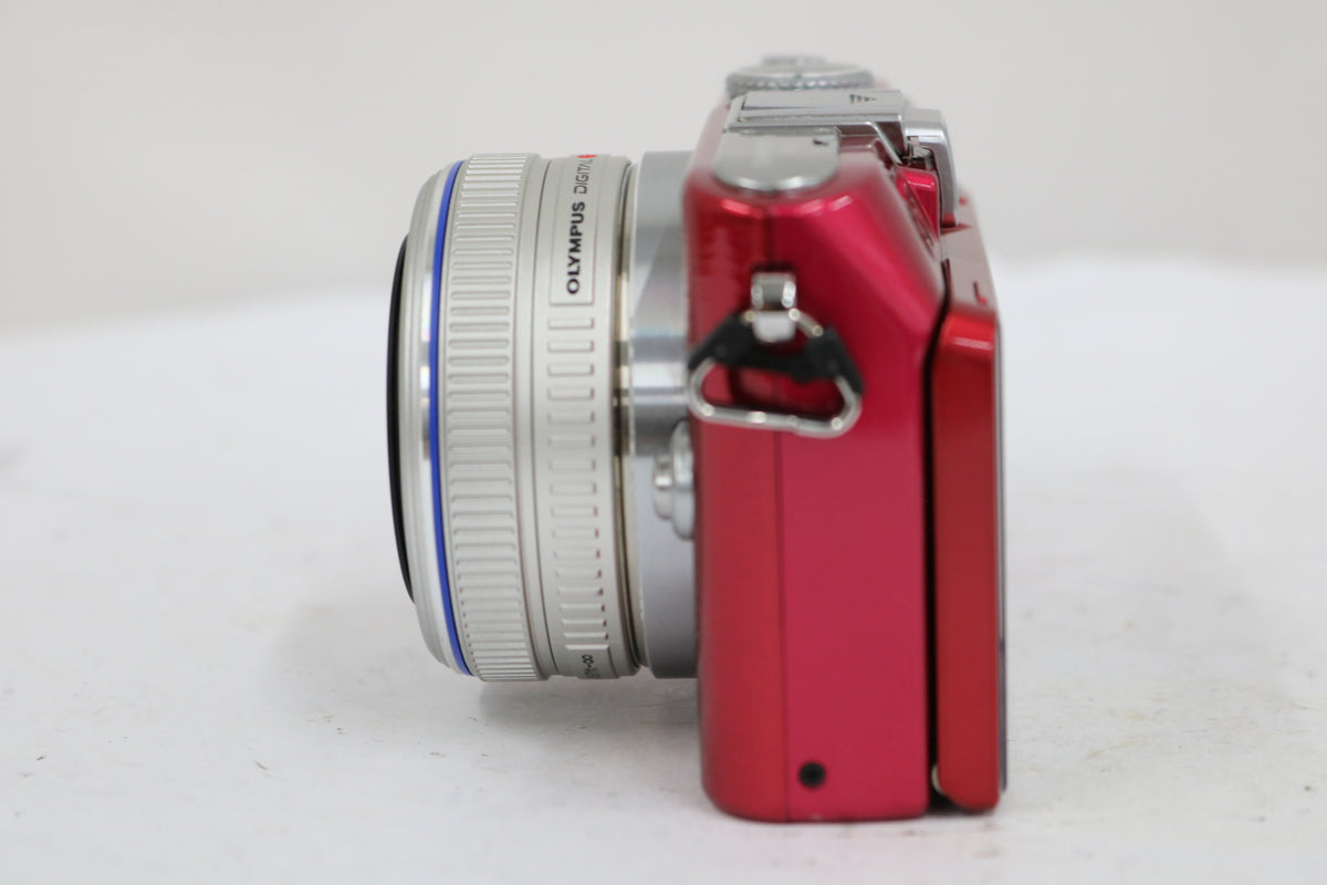 【シャッター1911回】オリンパス Olympus PEN Lite E-PL3 レッド M.ZUIKO DIGITAL 17mm F2.8 ミラーレス一眼 5