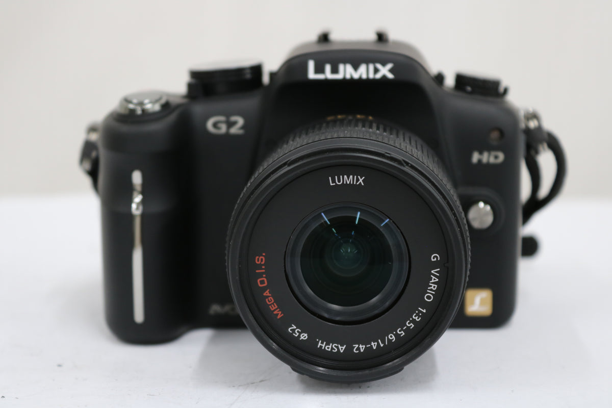 【シャッター702回】パナソニック Panasonic Lumix DMC-G2 ブラック G VARIO 14-42mm F3.5-5.6 ミラーレス一眼 2
