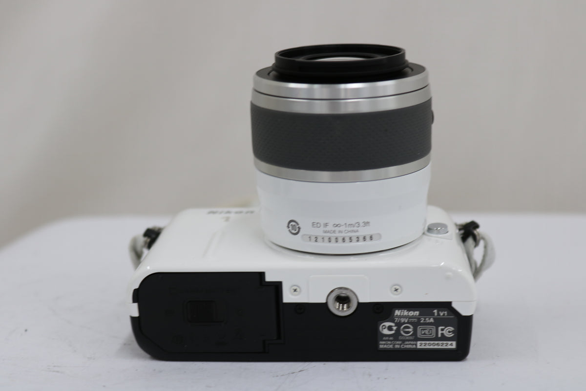 【シャッター6913回】ニコン Nikon 1 V1 ホワイト 1 NIKKOR 30-110mm F3.8-5.6 VR ミラーレス一眼 7