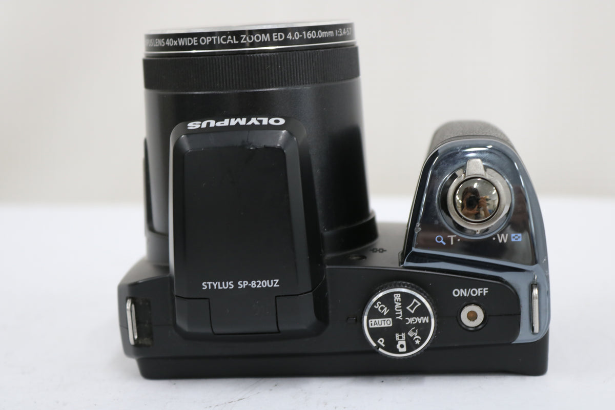 【便利な単三電池で使用可】オリンパス Olympus STYLUS 40x WIDE SP-820UZ ブラック コンパクトデジタルカメラ 6