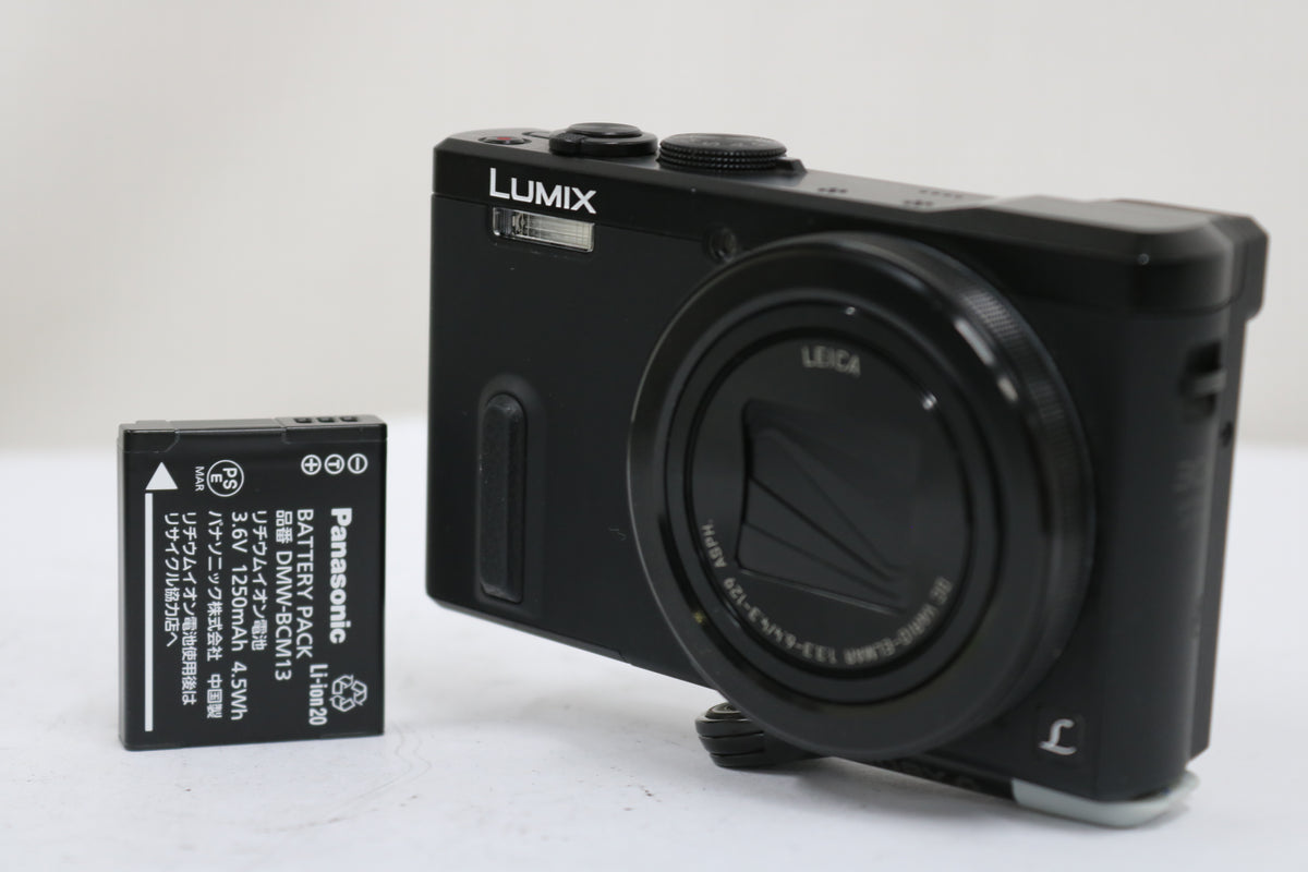 パナソニック Panasonic LUMIX DMC-TZ60 ブラック バッテリー付き コンパクトデジタルカメラ 1