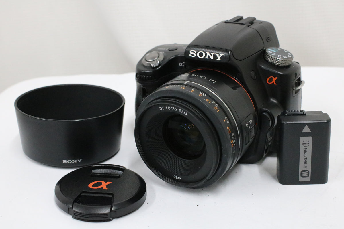 【シャッター27854回】ソニー Sony α33 DT 35mm F1.8 SAM デジタル一眼 1