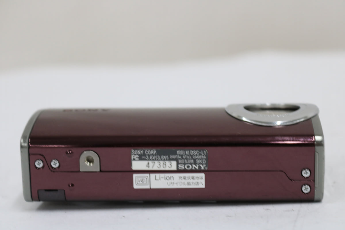 ソニー Sony Cyber-shot DSC-L1 3x ワインレッド コンパクトデジタルカメラ 7