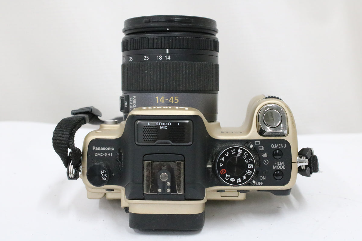 【シャッター13397回】パナソニック Panasonic Lumix DMC-GH1 ゴールド G VARIO 14-45mm F3.5-5.6 ミラーレス一眼 6