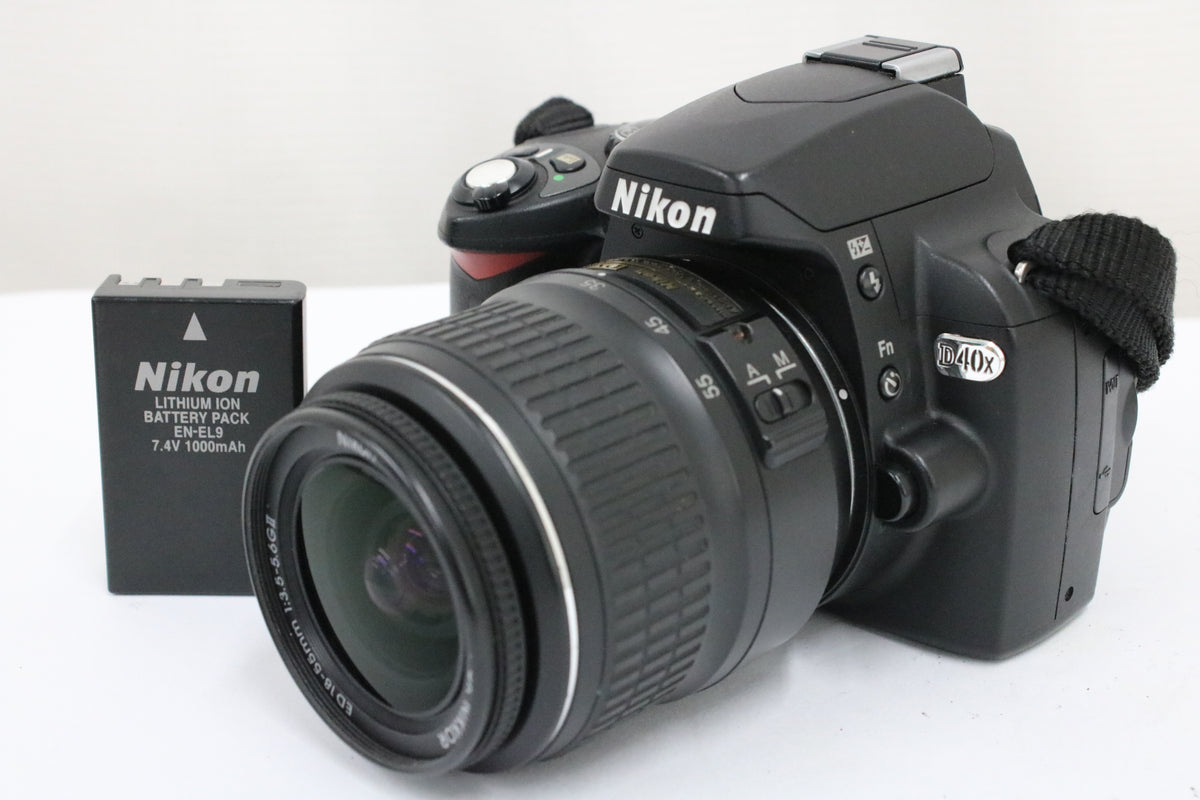 【シャッター1237回】ニコン Nikon D40X DX AF-S NIKKOR 18-55mm F3.5-5.6G II ED デジタル一眼 1