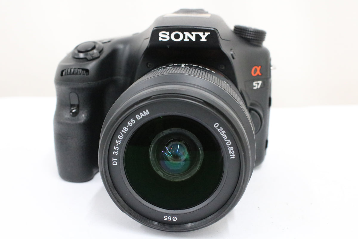 【シャッター1428回】ソニー Sony α57 DT 18-55mm F3.5-5.6 デジタル一眼 2