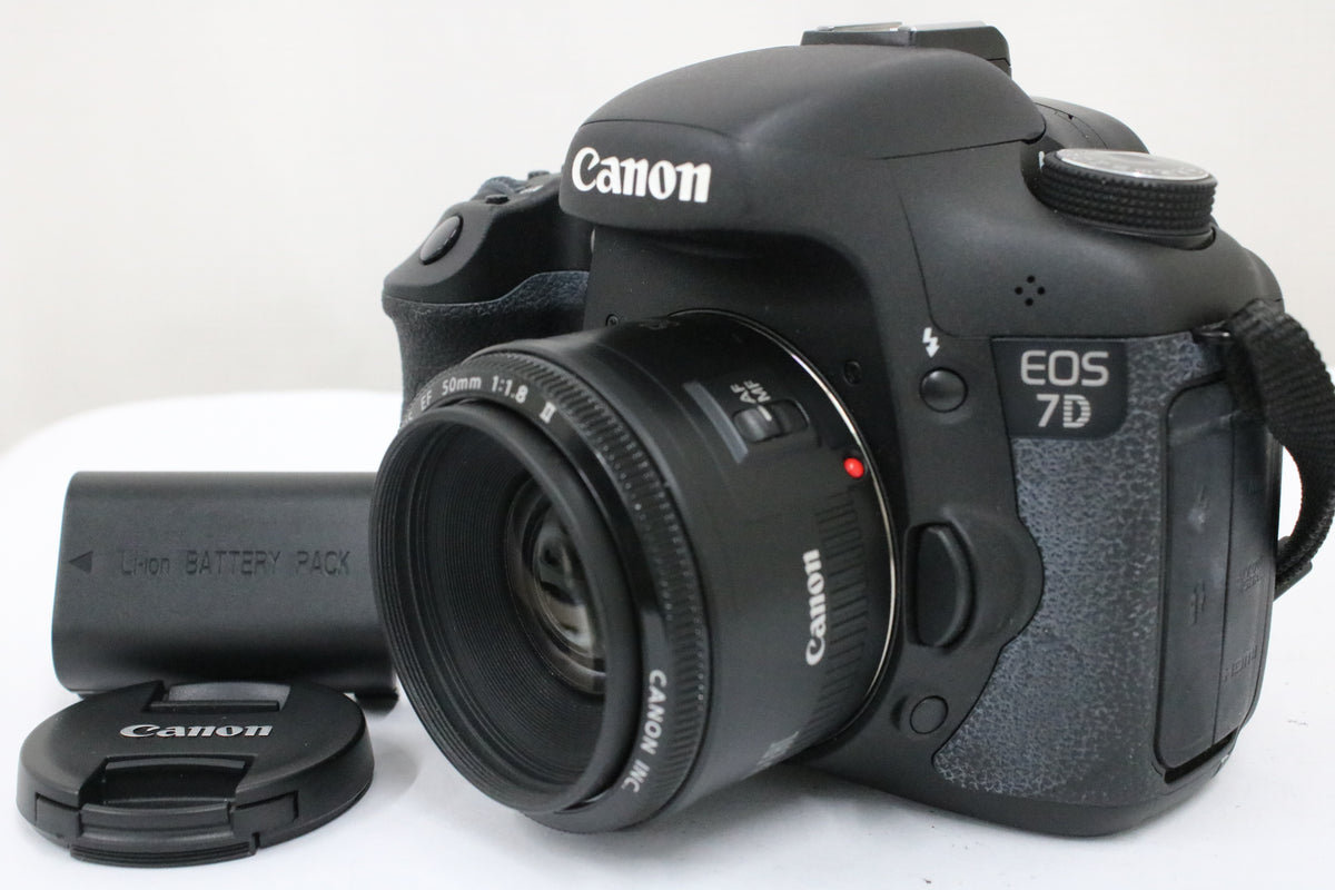 【シャッター938回】キャノン Canon EOS 7D EF 50mm F1.8 II デジタル一眼 1