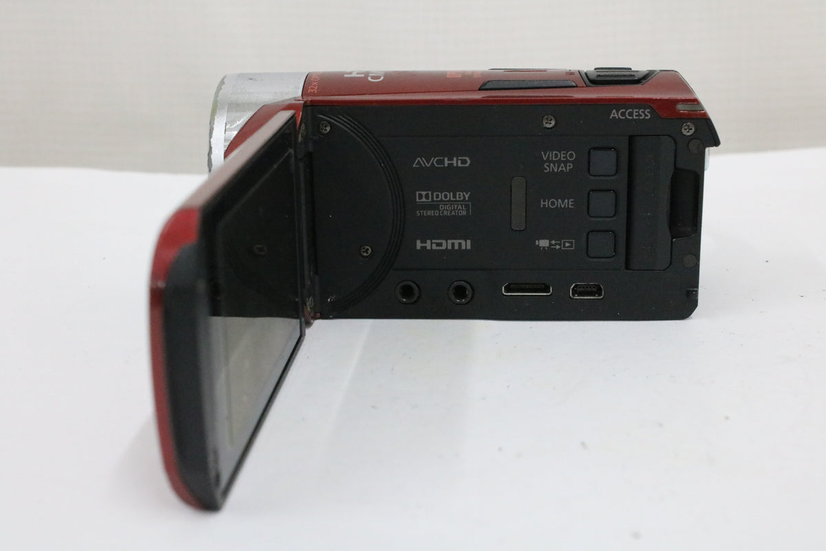キャノン Canon IVIS HF31 レッド バッテリー付き デジタルビデオカメラ 5