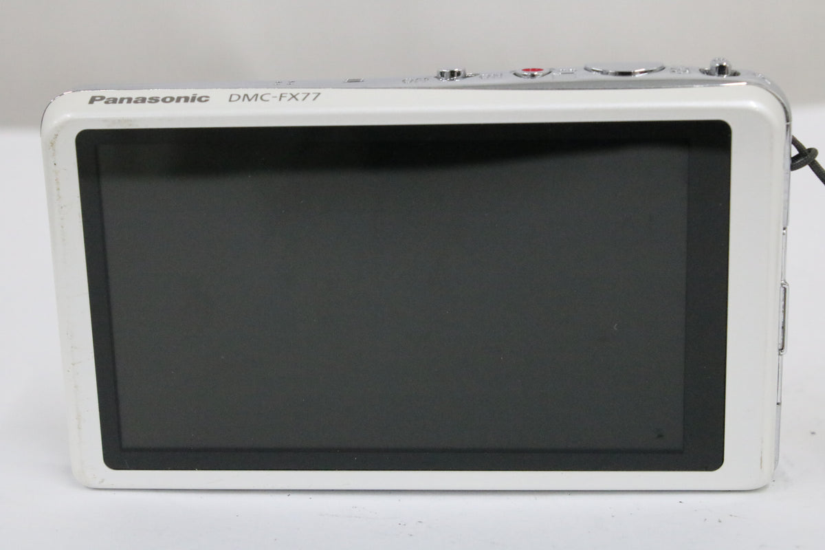 パナソニック Panasonic LUMIX DMC-FX77 ホワイト バッテリー付き コンパクトデジタルカメラ 4