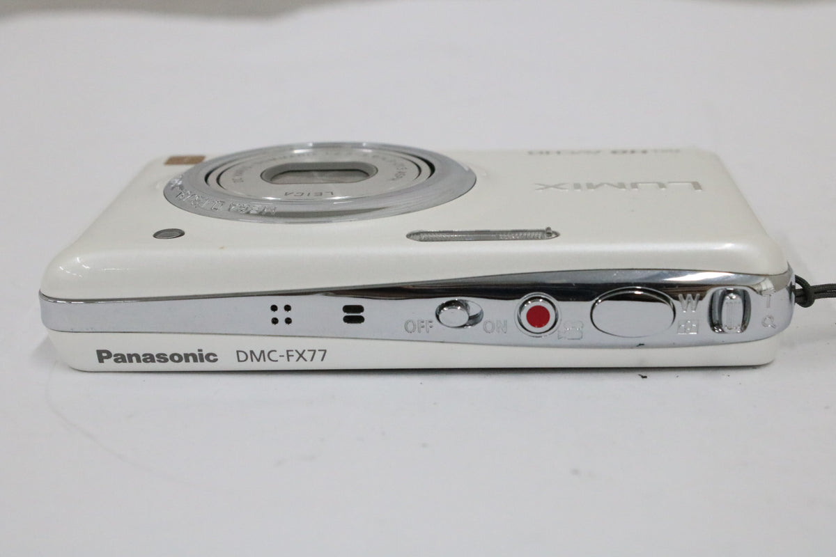 パナソニック Panasonic LUMIX DMC-FX77 ホワイト バッテリー付き コンパクトデジタルカメラ 6