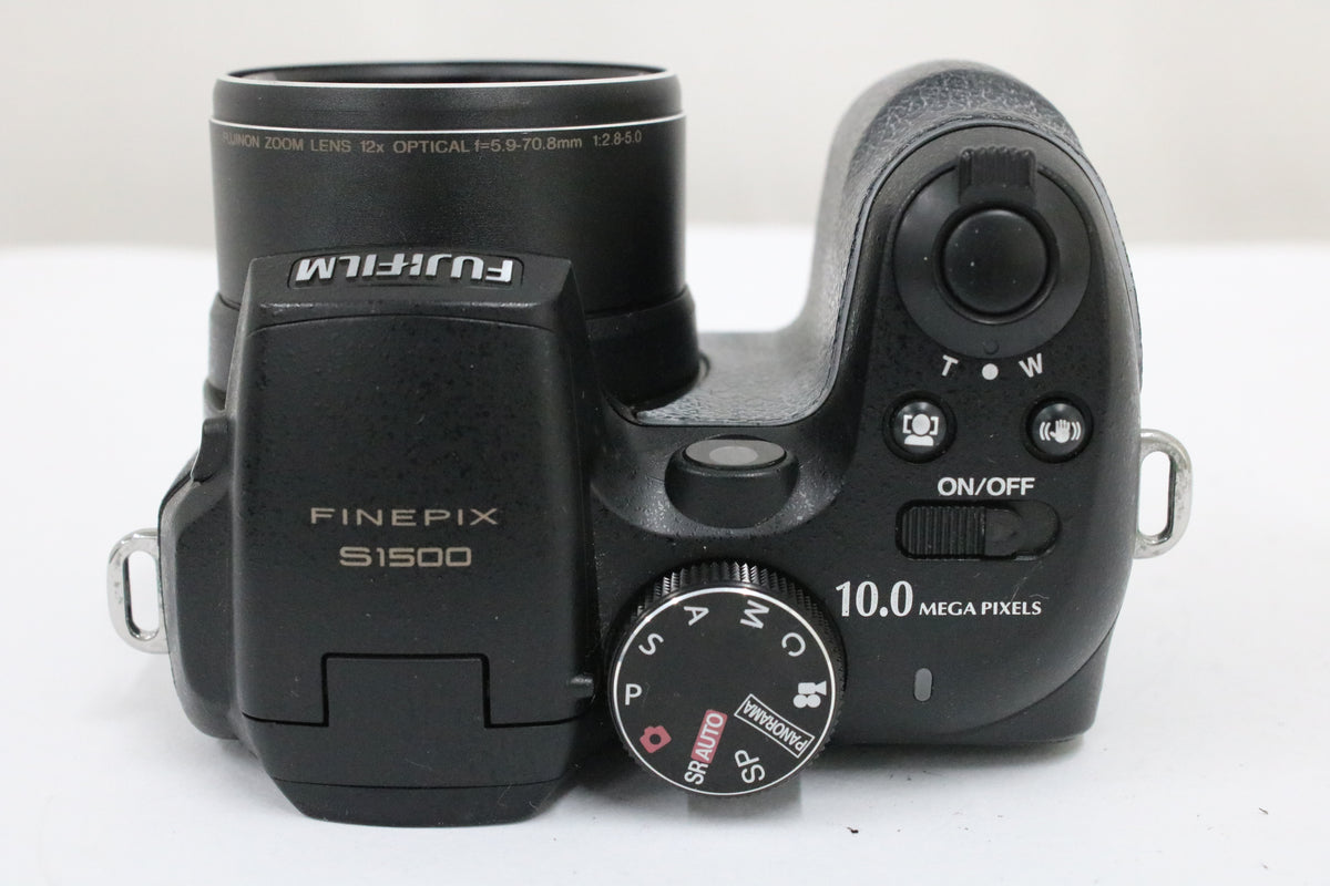 【便利な単三電池で使用可】フジフィルム Fujifilm FINEPIX S1500 12x ブラック コンパクトデジタルカメラ 6