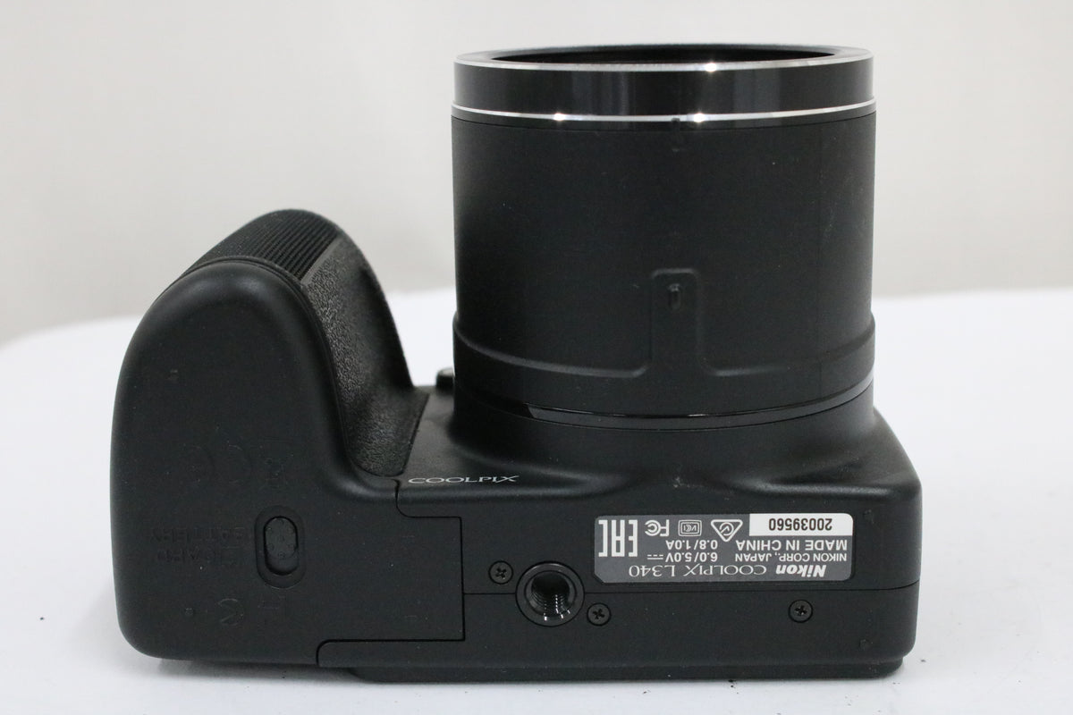【便利な単三電池で使用可】ニコン Nikon COOLPIX L340 28x ブラック コンパクトデジタルカメラ 7