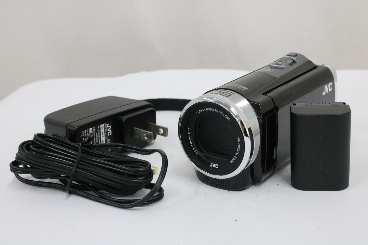 JVC GZ-E345-T 40x ブラウン バッテリー付き デジタルビデオカメラ 1