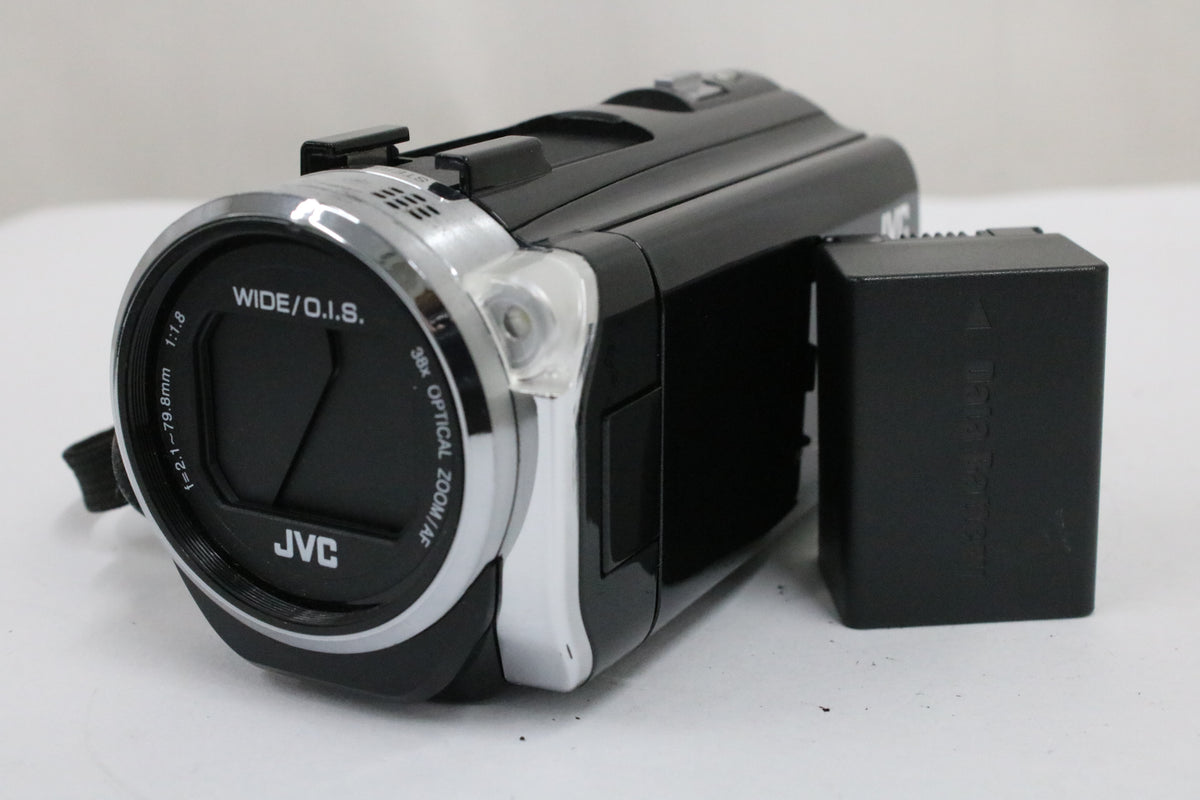 JVC Exerio GZ-E745-B 38x ブラック バッテリー付き デジタルビデオカメラ 1