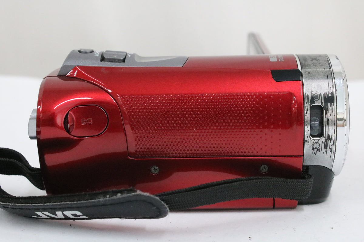 JVC Everio GZ-H M33-R 40x レッド バッテリー付き デジタルビデオカメラ 3
