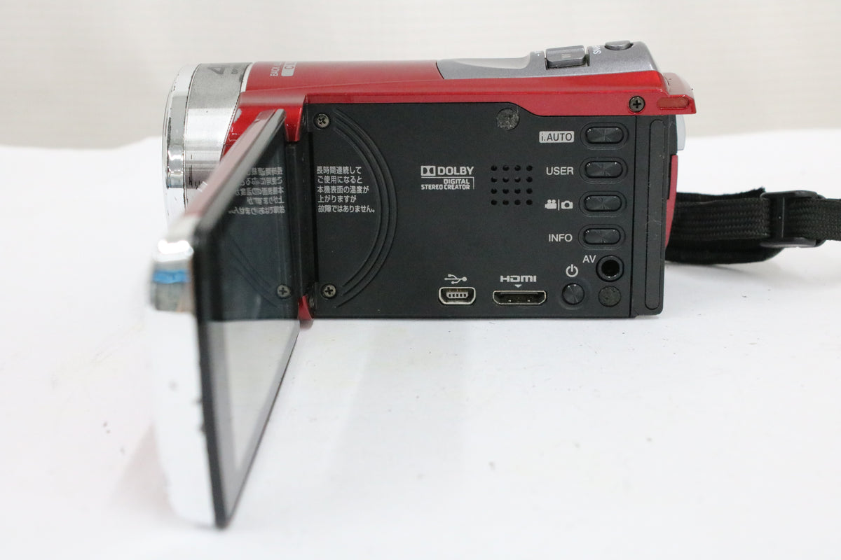 JVC Everio GZ-H M33-R 40x レッド バッテリー付き デジタルビデオカメラ 5