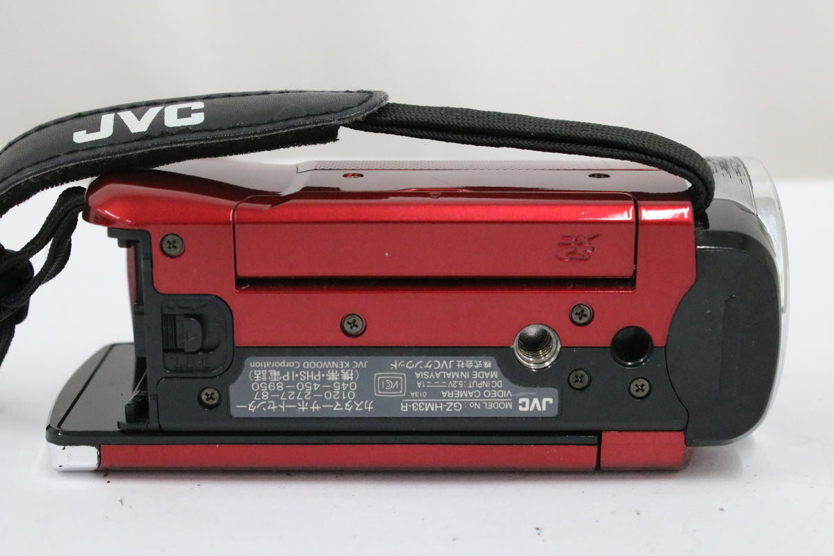 JVC Everio GZ-H M33-R 40x レッド バッテリー付き デジタルビデオカメラ 7