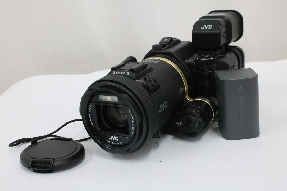 JVC GC-YJ40 10x ブラック バッテリー付き デジタルビデオカメラ 1