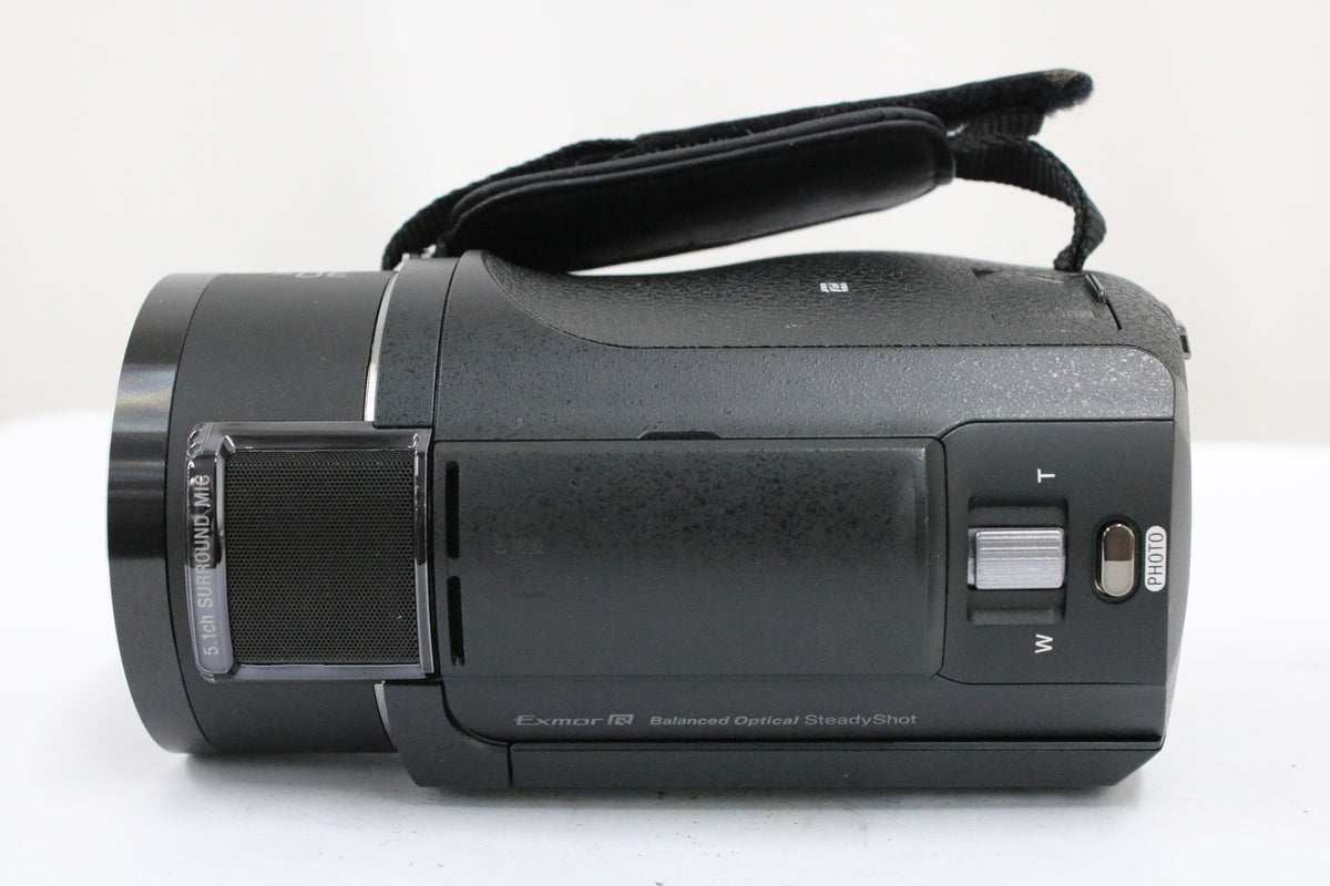 【録画再生確認済み】ソニー Sony 4K HANDYCAM FDR-AX45 ブラック 30x バッテリー付き ビデオカメラ 6