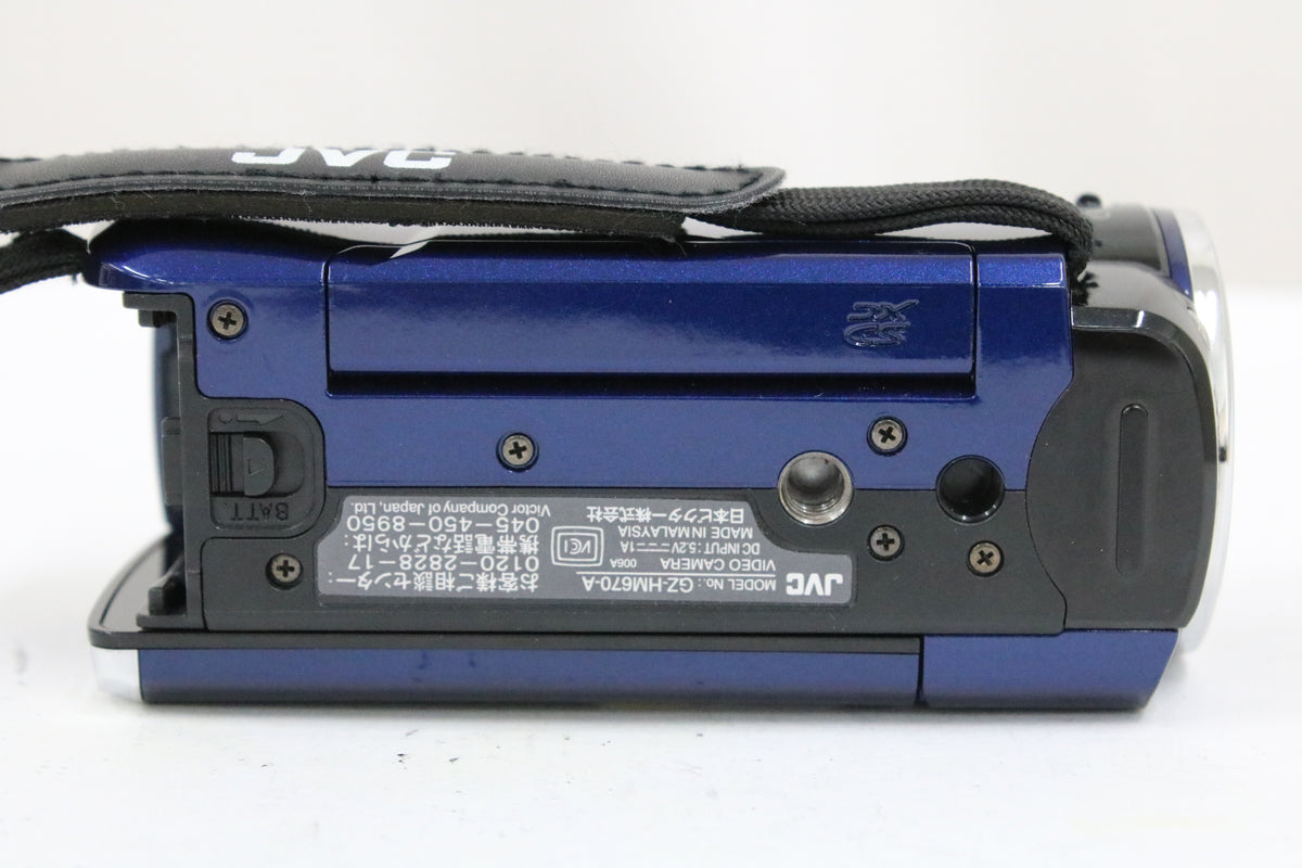 JVC Everio GZ-HM670-A ブルー バッテリー付き デジタルビデオカメラ 7
