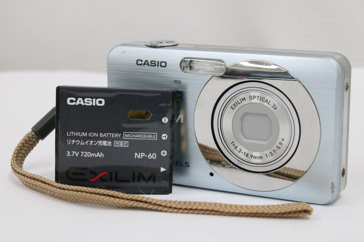 カシオ Casio EXILIM EX-Z80 3x ブルー バッテリー付き コンパクトデジタルカメラ 1