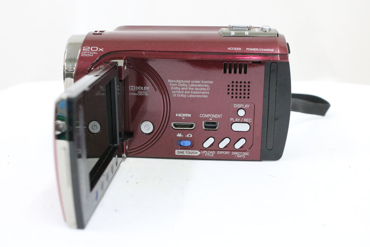 ビクター Victor Everio GZ-HD300-R 20x レッド バッテリー付き ビデオカメラ 5