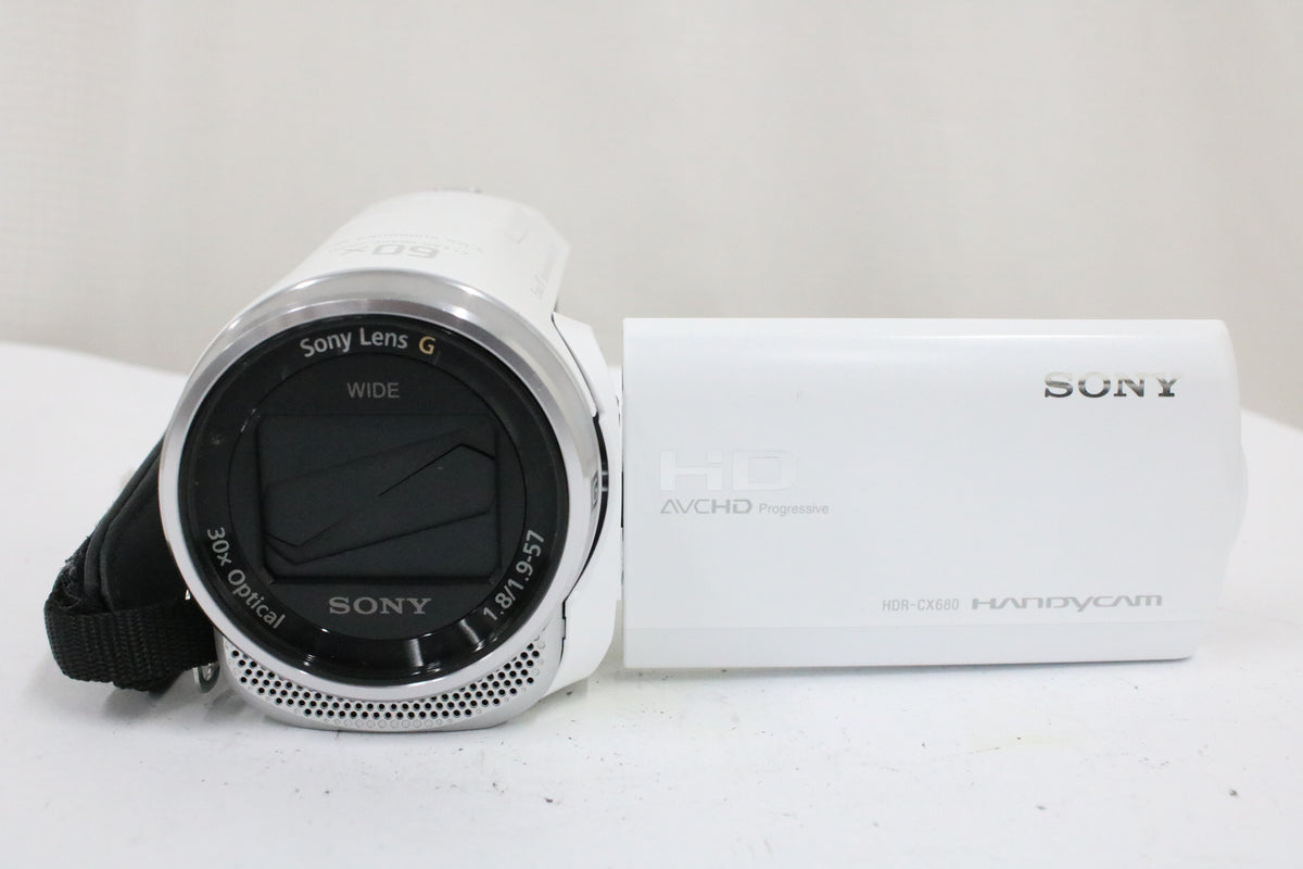 ソニー Sony Hanpycam HDR-CX680 60x ホワイト 説明書 バッテリー付き ビデオカメラ 2