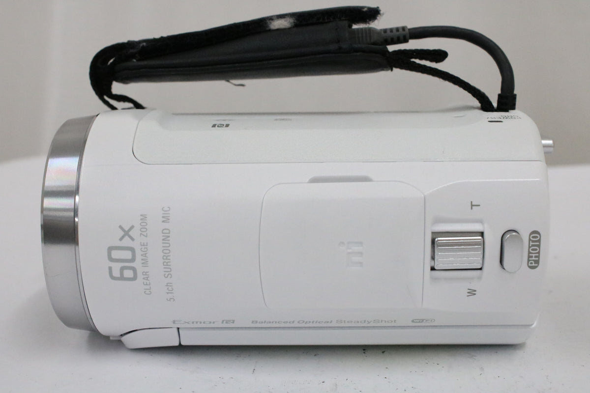 ソニー Sony Hanpycam HDR-CX680 60x ホワイト 説明書 バッテリー付き ビデオカメラ 6