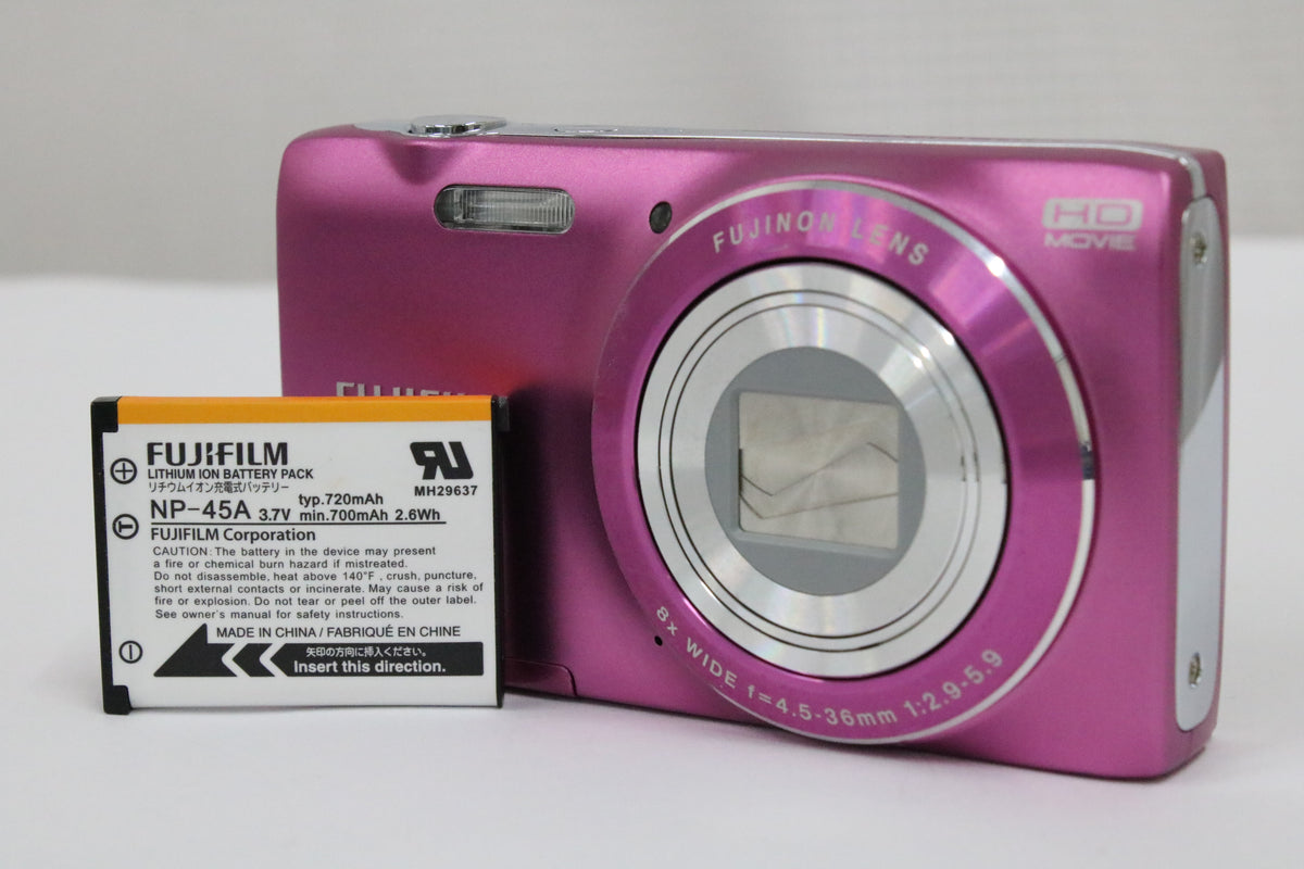 フジフィルム Fujifilm FINEPIX JZ 8x WIDE ピンク コンパクトデジタルカメラ 1