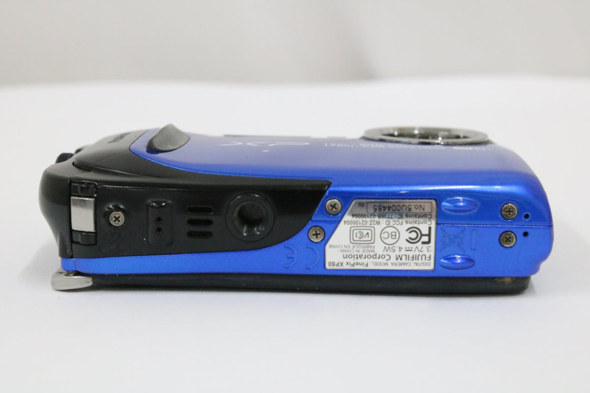 フジフィルム Fujifilm FINEPIX XP80 5x ブルー バッテリー付き コンパクトカメラ 7