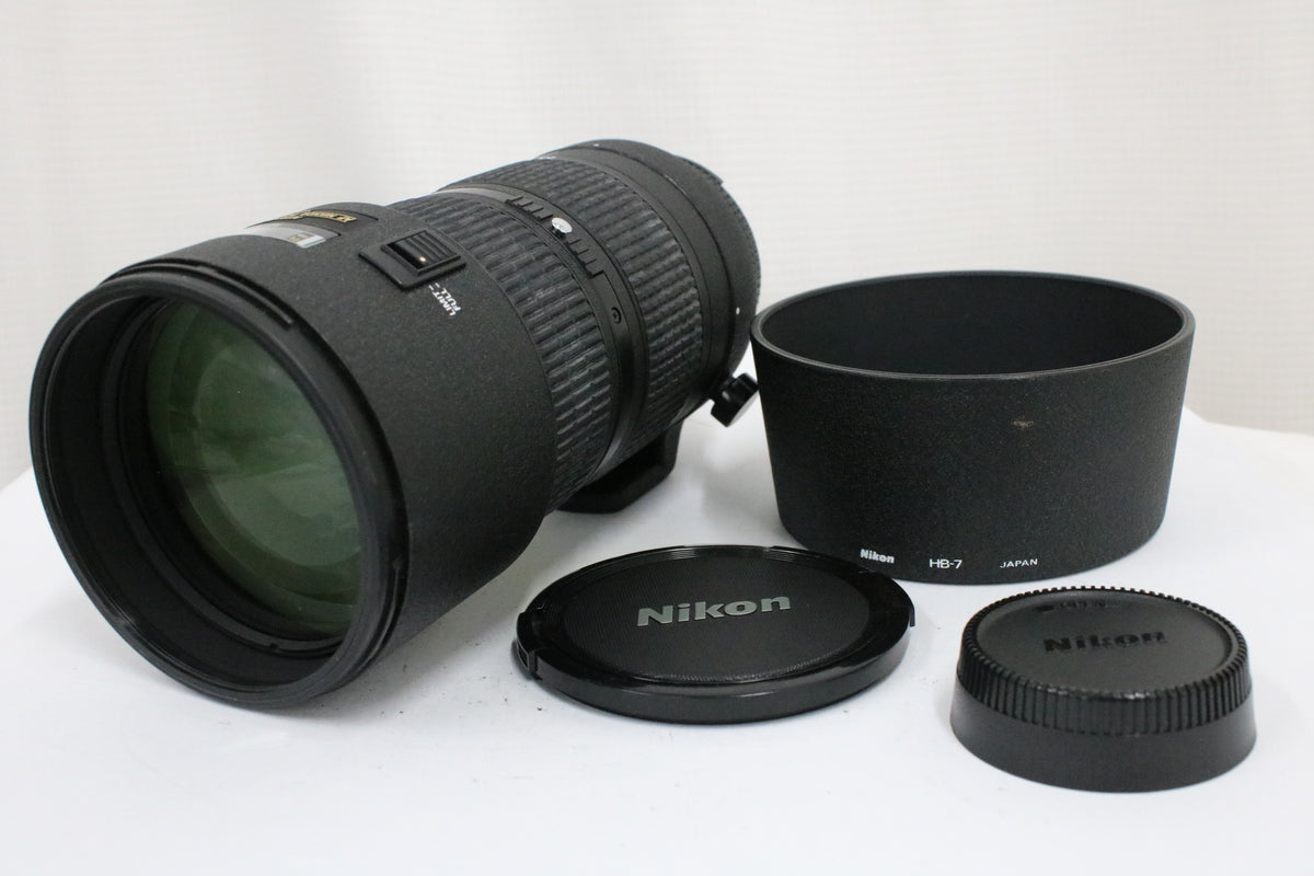 ニコン Nikon ED AF NIKKOR 80-200mm F2.8 D フード 前後キャップ付き レンズ 1
