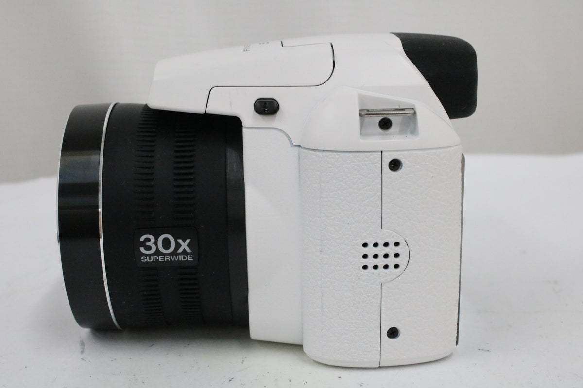 【便利な単三電池で使用可】フジフィルム Fujifilm FINEPIX S 30x ホワイト コンパクトデジタルカメラ 5