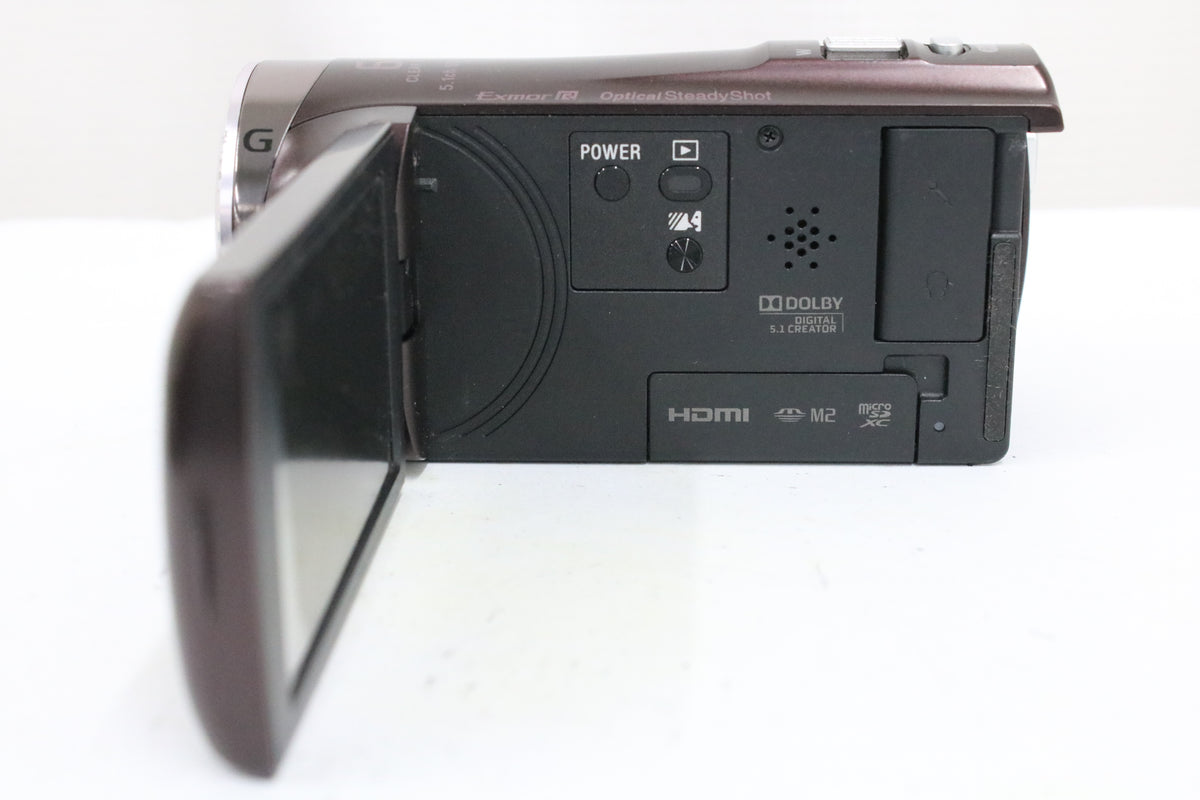 ソニー Sony Handycam HDR-CX420 60x ボルドーブラウン 付属品多数 ビデオカメラ 5