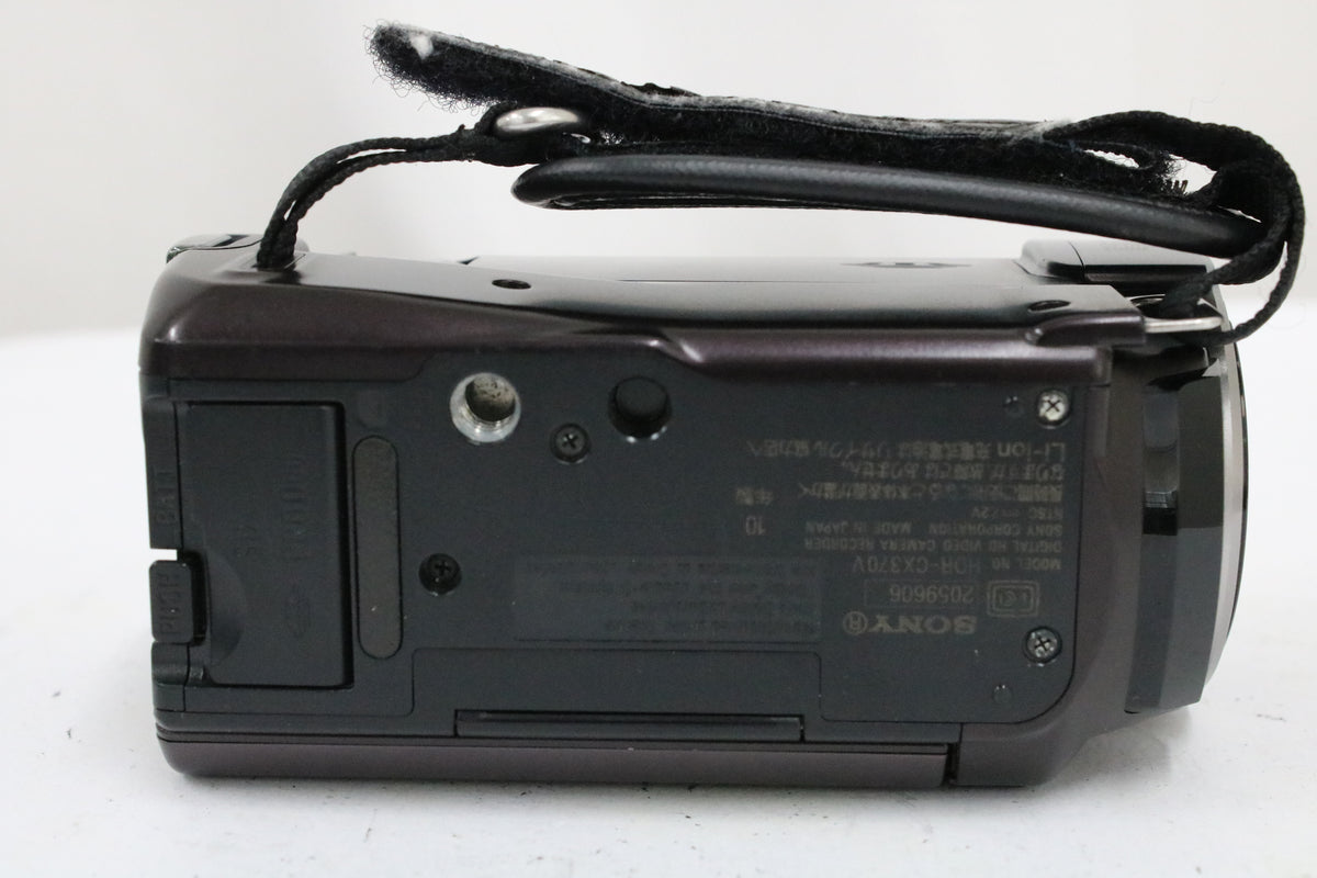 ソニー Sony Handycam HDR-CX370V 12x ボルドーブラウン 付属品多数 ビデオカメラ 7