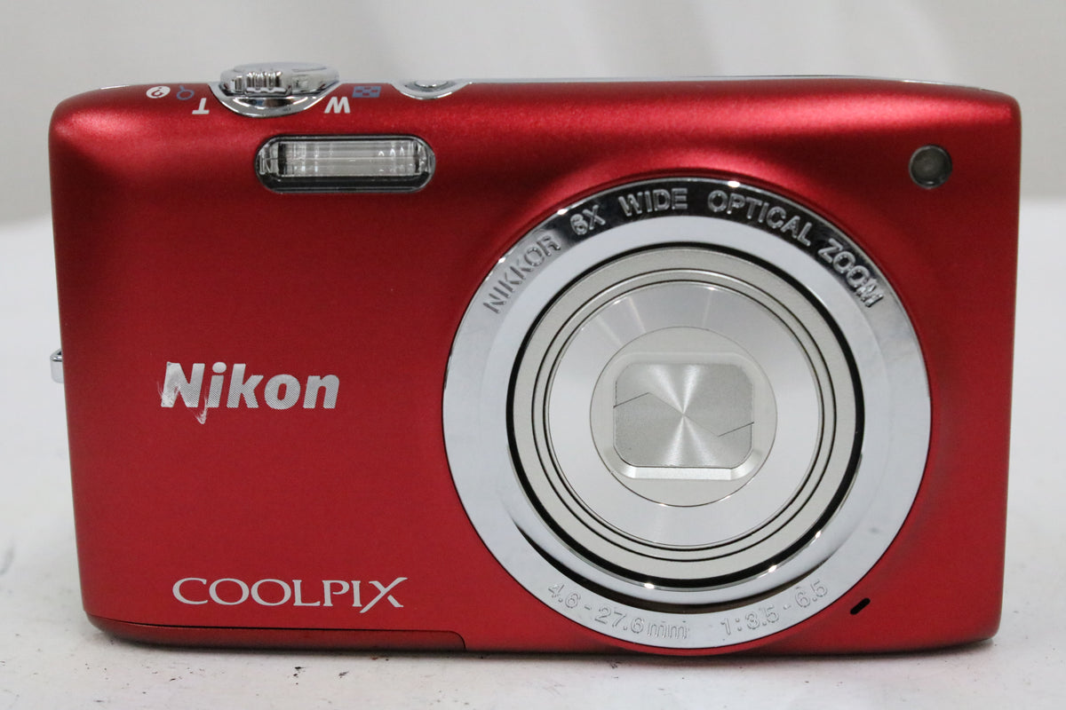 ニコン Nikon COOLPIX S2700 6x レッド バッテリー付き コンパクトデジタルカメラ 2