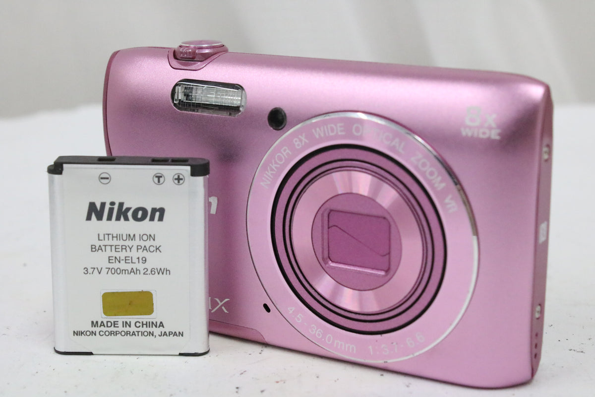 ニコン Nikon COOLPIX A300 8x ピンク バッテリー付き コンパクトデジタルカメラ 1