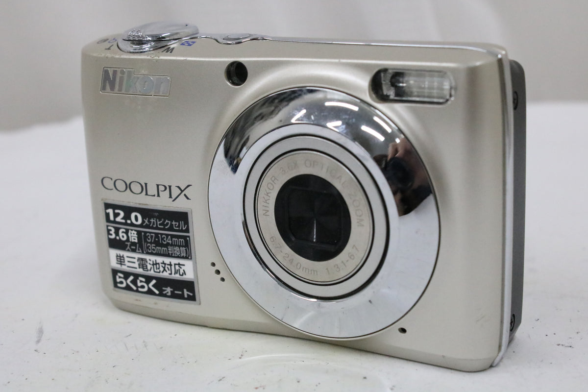 ニコン Nikon COOLPIX L22 3.6x ゴールド コンパクトデジタルカメラ 1