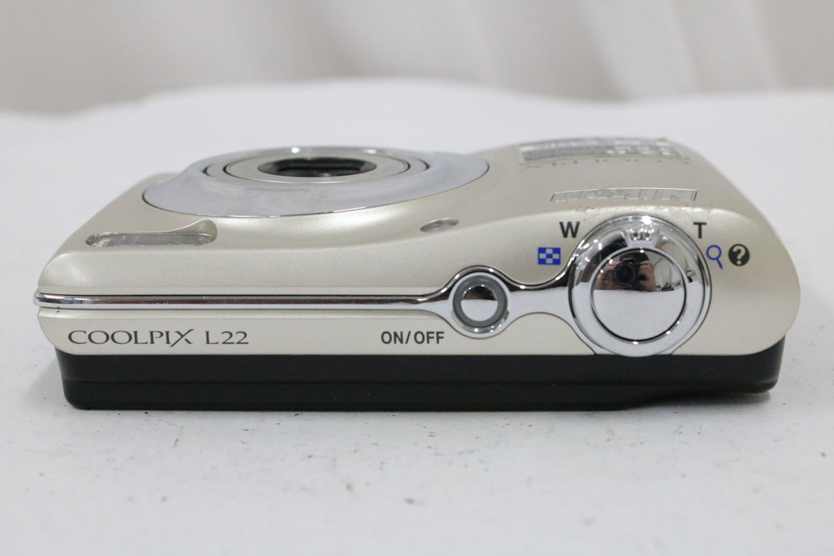 ニコン Nikon COOLPIX L22 3.6x ゴールド コンパクトデジタルカメラ 6