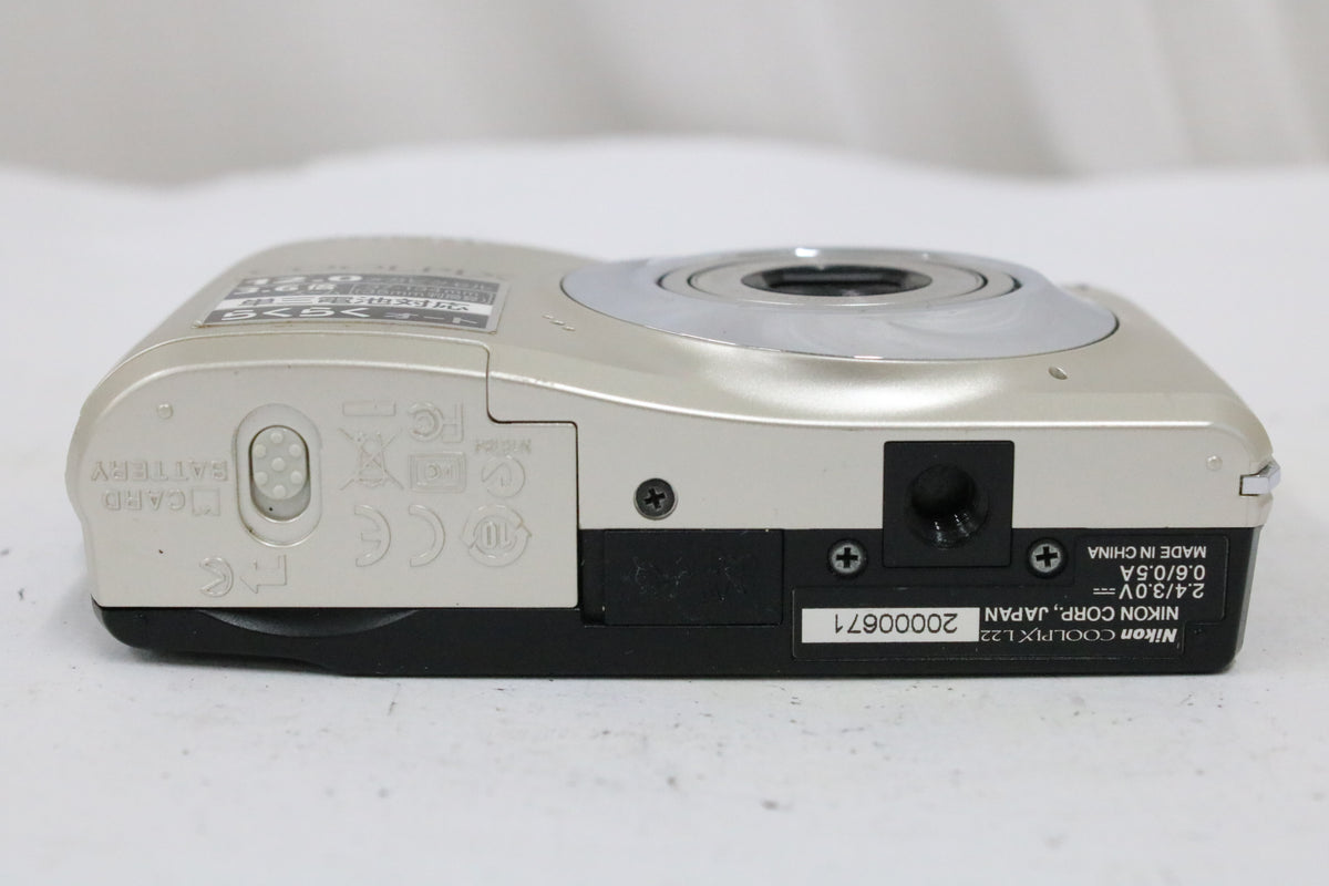 ニコン Nikon COOLPIX L22 3.6x ゴールド コンパクトデジタルカメラ 7