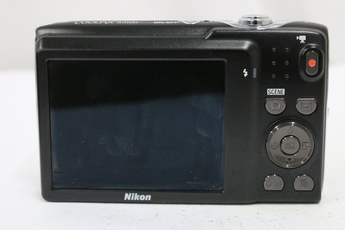 ニコン Nikon COOLPIX S3100 5x パープル バッテリー付き コンパクトデジタルカメラ 4